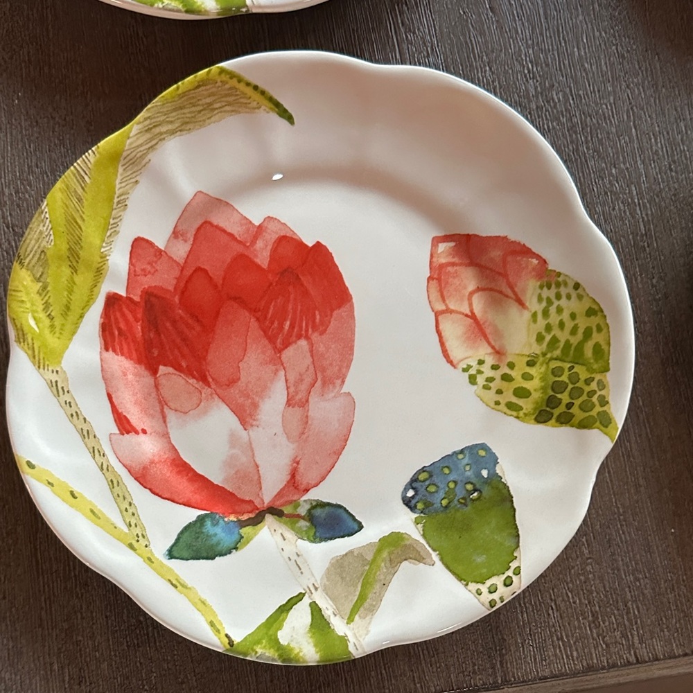 Floral Decorative Plat